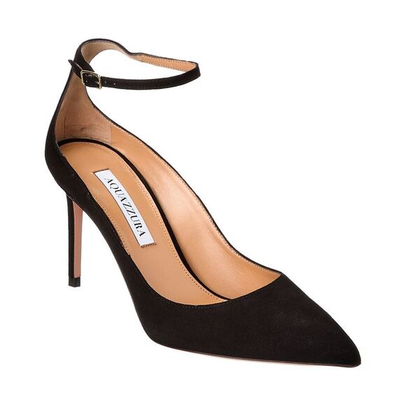 Aquazzura Love Affair 85 Suede Pump - Picture 1 of 5